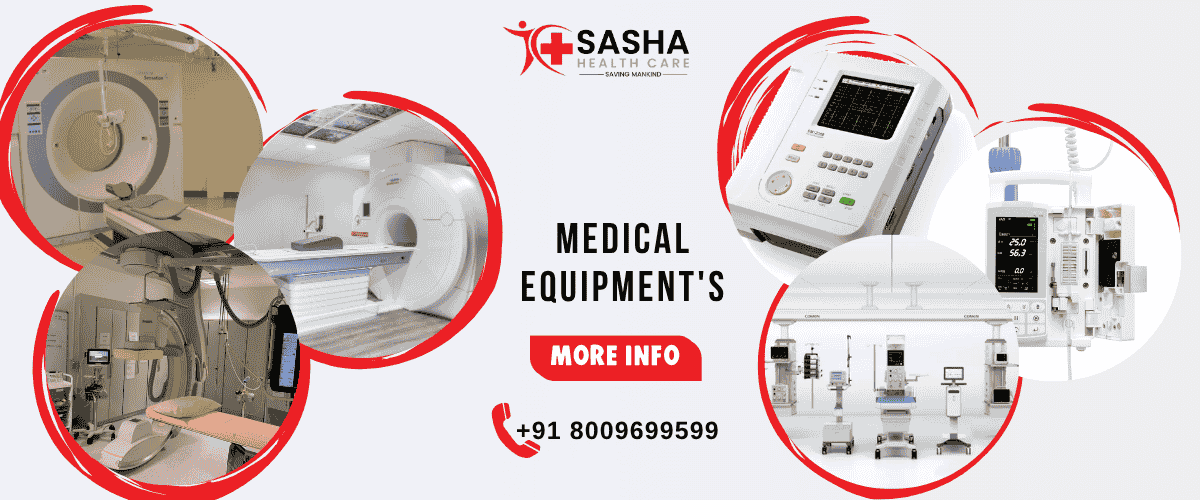 `Wide range of hospital medical equipment at Sasha Healthcare