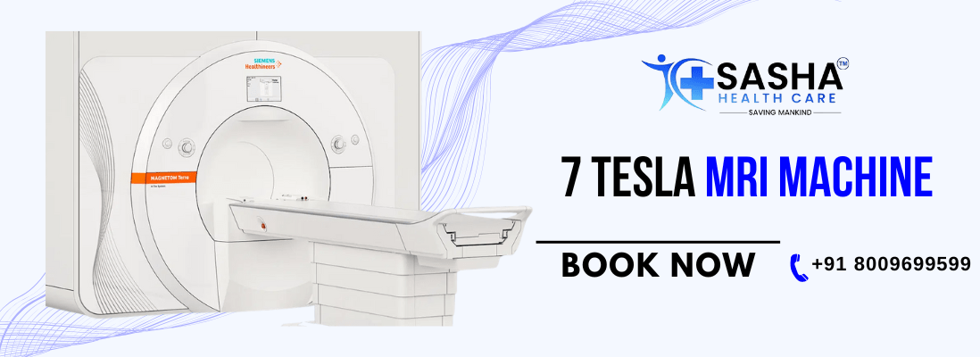 7 Tesla MRI machine in a hospital setting in India