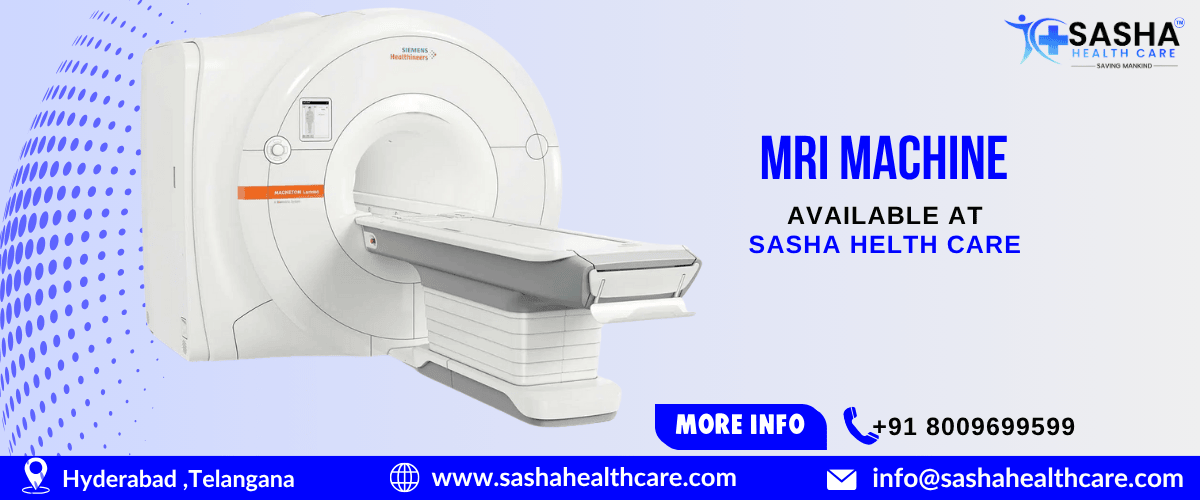 MRI machine installed in a diagnostic center in India