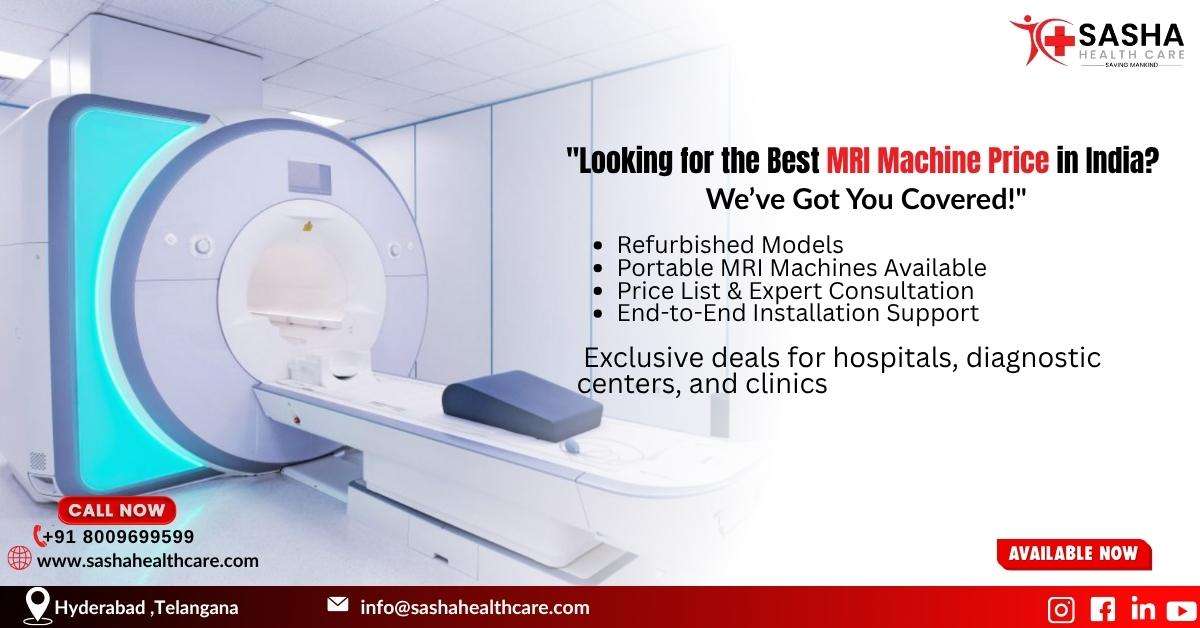 MRI scan machine in hospital diagnostic center with doctors operating