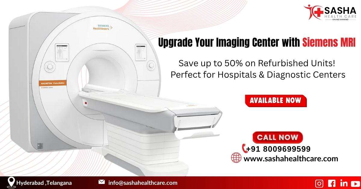 Siemens MRI machine setup in diagnostic center