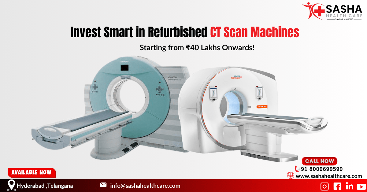 A hospital-grade CT scan machine in a diagnostic center