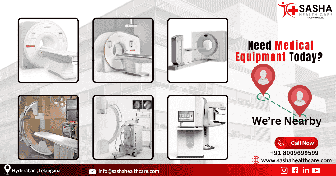Local medical equipment and supply store with various healthcare devices