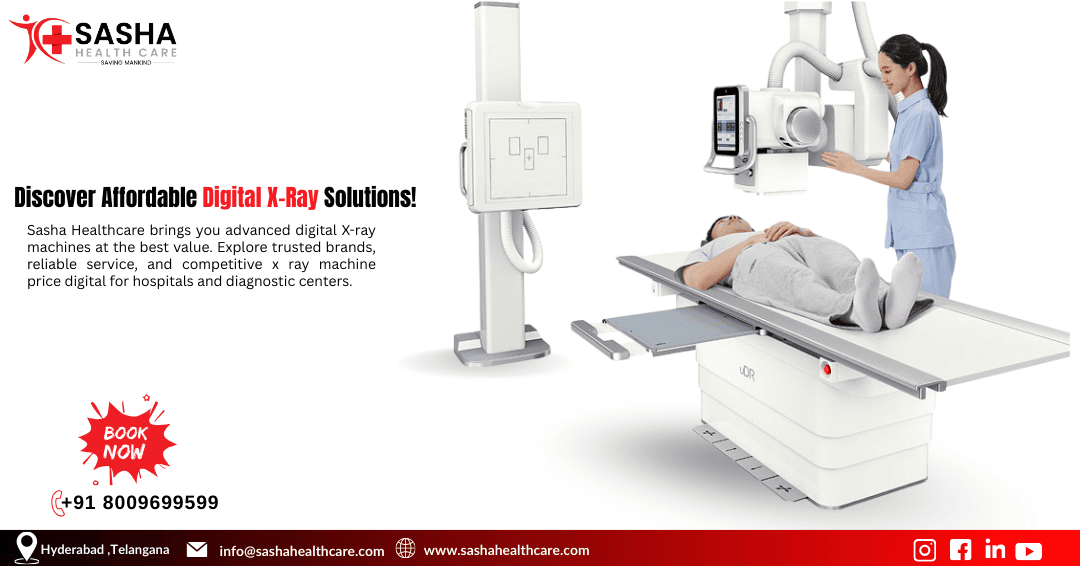 Digital X-ray machine price and setup in India