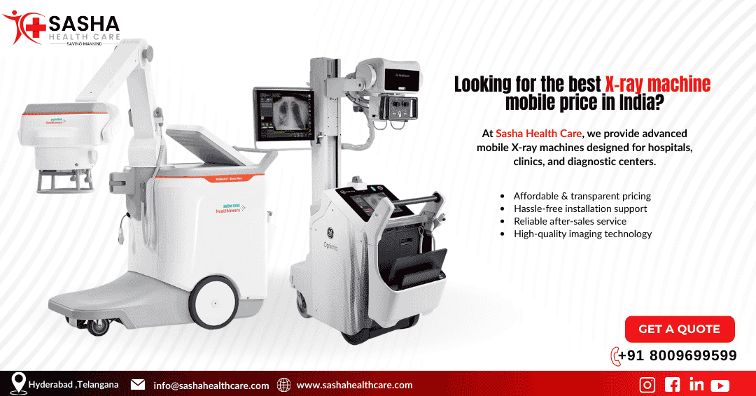 Mobile X-ray machine with price and installation details