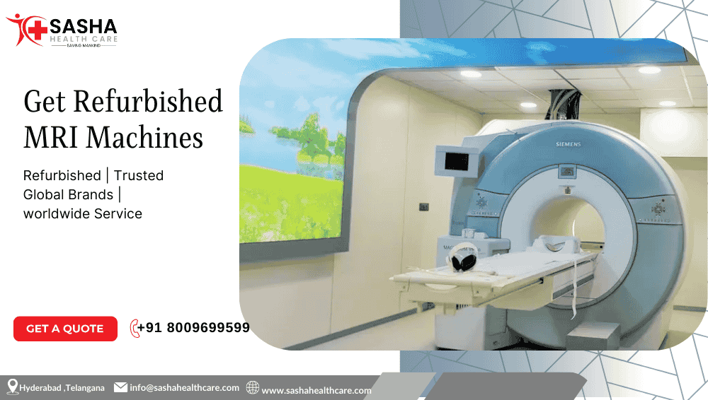 MRI machine top brands in India – Sasha Health Care