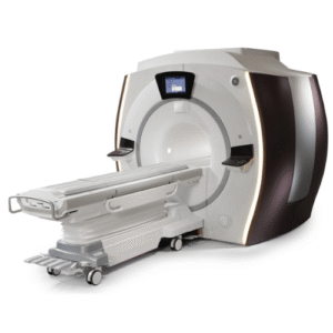 GE Discovery MR750 3T MRI scanner with advanced high-field imaging technology