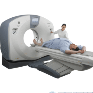 GE Optima CT660 64 slice CT scanner for advanced diagnostic imaging