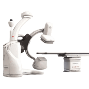GE IGS 7 advanced image-guided interventional system with robotic C-arm