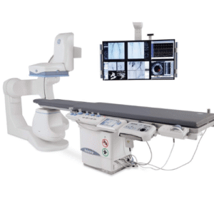 GE Innova 2100 interventional imaging system with digital flat-panel detector and compact C-arm design