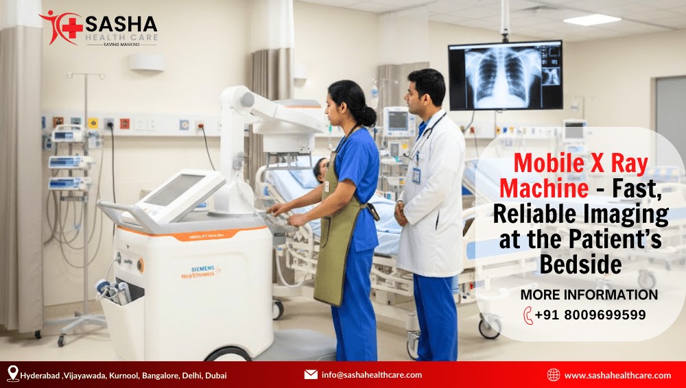 Mobile X Ray Machine used in Indian hospital ICU