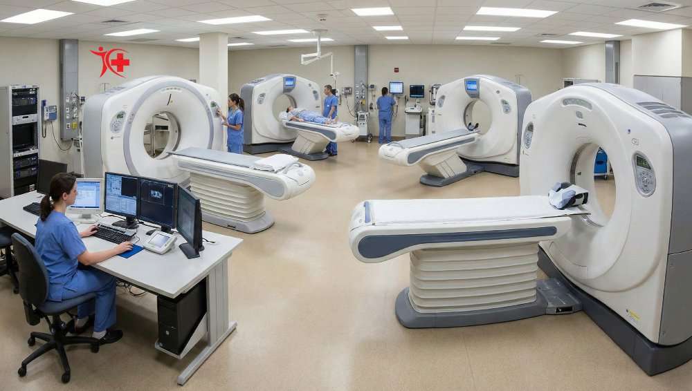 Explore the best CT scanners for hospitals, including 64-slice and 128-slice systems. Compare models, technical features, installation requirements,