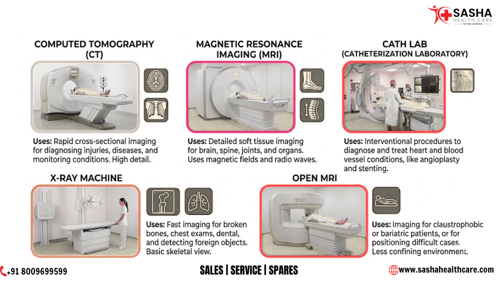 Medical equipment names and uses in hospital setup