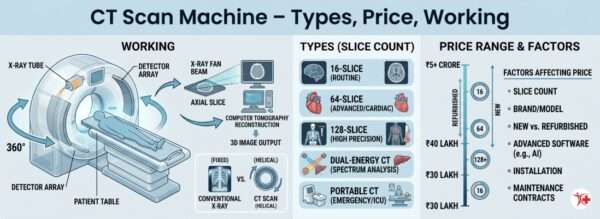 CT Scan Machine – Types, Price & Working.